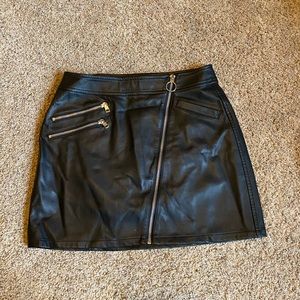 Pleather skirt